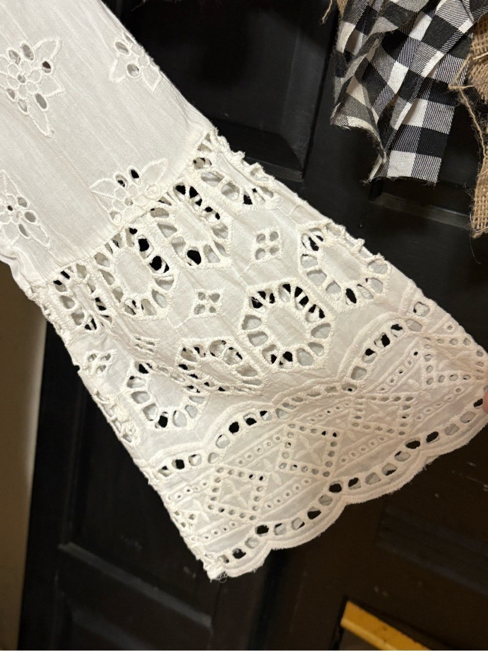 Soft Surroundings • Cordelia Eyelet Lace Short Dress - Picture 4 of 11